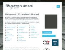 Tablet Screenshot of bsleadwork.co.uk